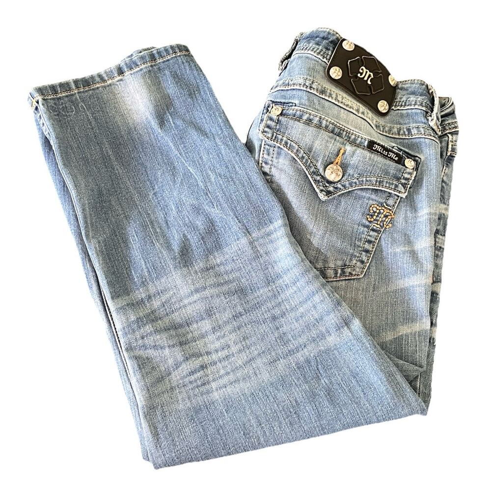 Miss Me Jeans Boyfriend Capri Women's Size 30 Embellished Y2K
